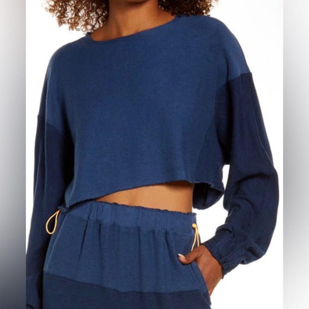 Free People Movement Surfside Crop Sweatshirt